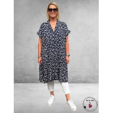 KAFFE CURVE Doorknoop Jurk Beate